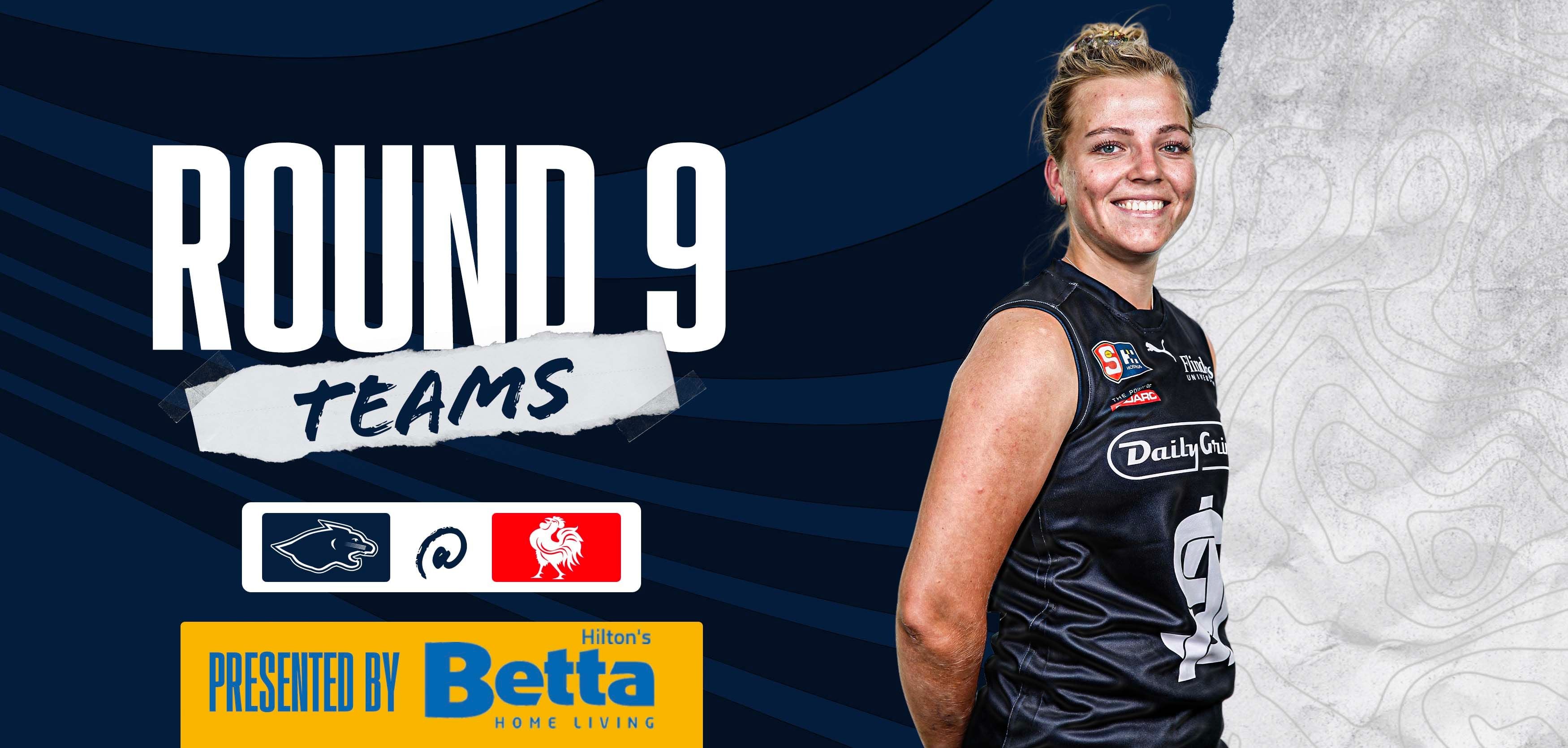 BETTA Team Selection: SANFLW Round 9 v North Adelaide BETTA Team Selection: SANFLW Round 9 v North Adelaide